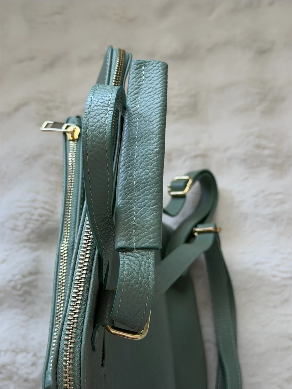 Borse in Pelle pepple green